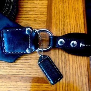 Coach Hampton Black hobo style bag